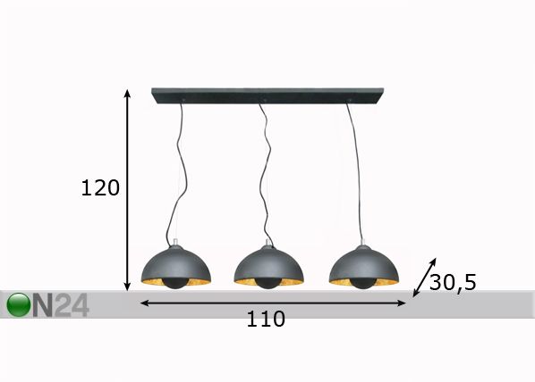 Подвесной светильник Antenne размеры