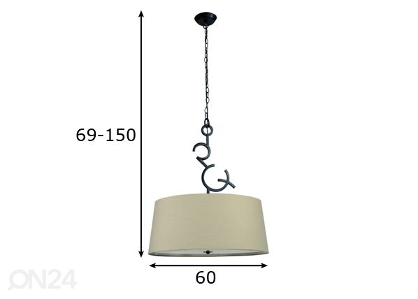 Подвесной светильник Argi размеры