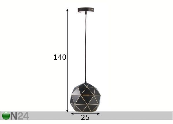 Подвесной светильник Asterope размеры