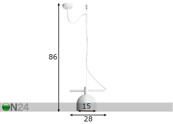 Подвесной светильник Beryl размеры
