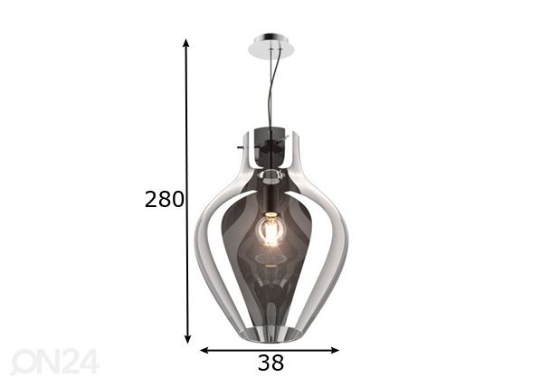 Подвесной светильник Bresso Ø 38 см размеры