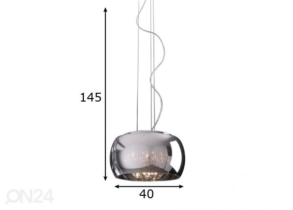 Подвесной светильник Crystal Ø40 см размеры