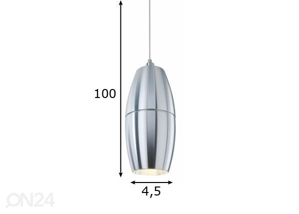 Подвесной светильник Cuatro LED размеры