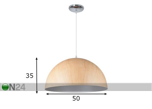 Подвесной светильник Cupula Wood размеры