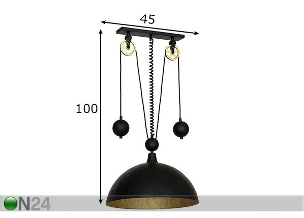 Подвесной светильник Danton I размеры