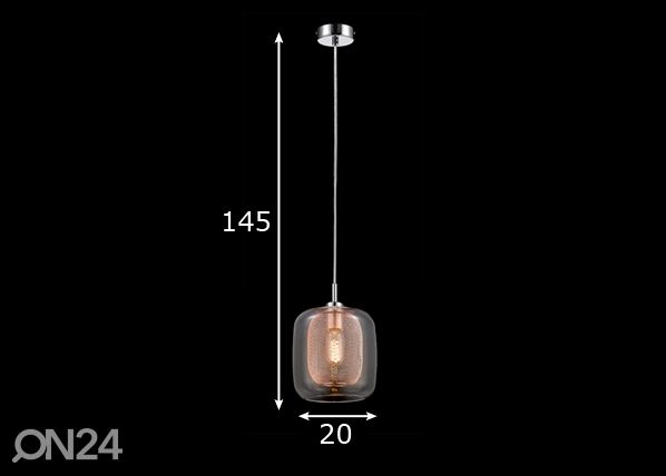 Подвесной светильник Donato Ø20 см размеры