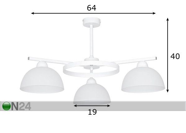 Подвесной светильник Feket размеры