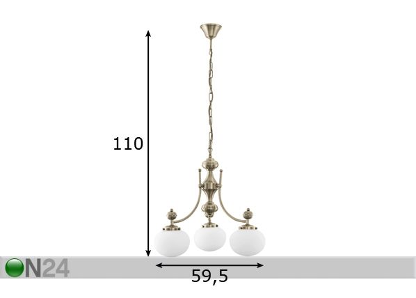 Подвесной светильник Fernandez размеры