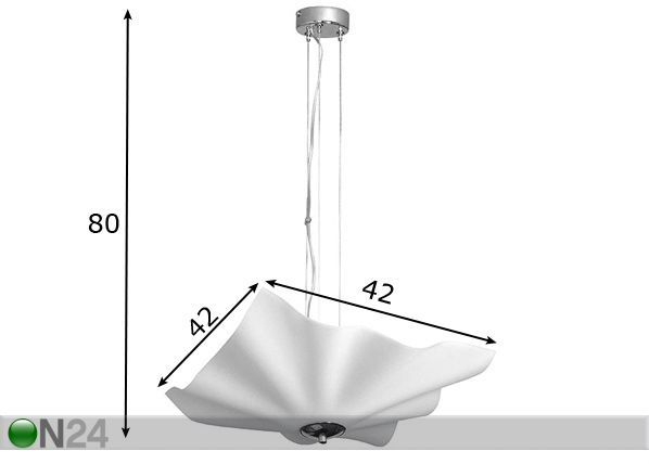 Подвесной светильник Manta размеры