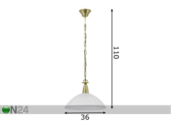 Подвесной светильник Milea размеры
