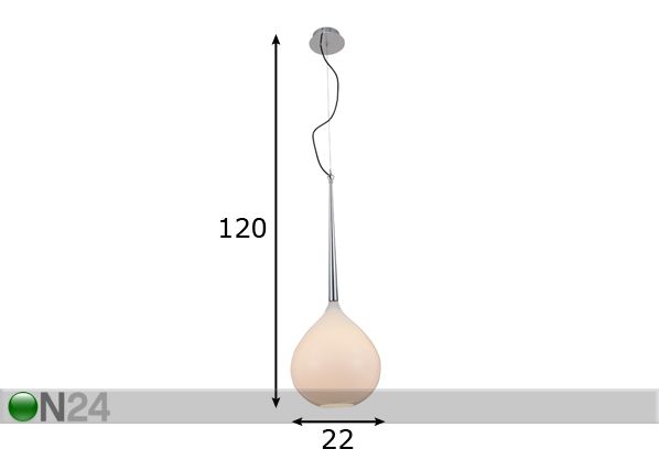 Подвесной светильник Musca Ø22 cm размеры
