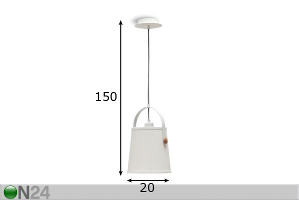 Подвесной светильник Nordica размеры