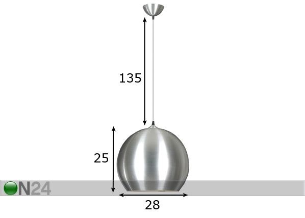 Подвесной светильник Penta размеры