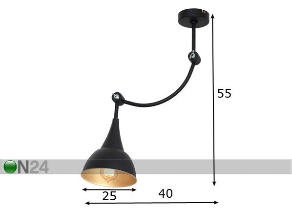 Подвесной светильник Piko размеры