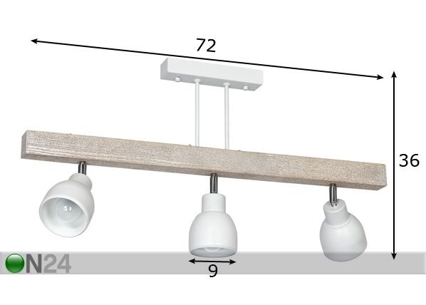 Подвесной светильник Prot размеры