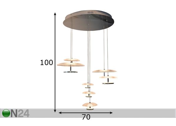 Подвесной светильник Protean LED размеры