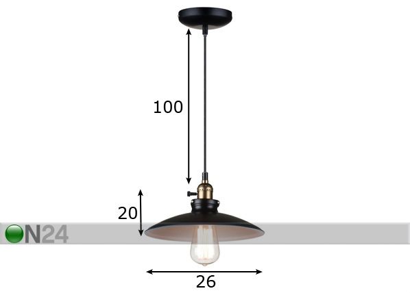 Подвесной светильник Retro размеры