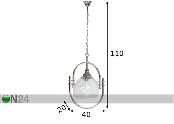 Подвесной светильник Szu размеры