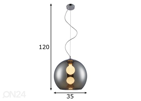 Подвесной светильник Vero-II размеры