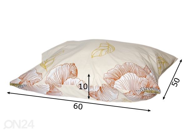 Подушка из гречихи 50х60 cm размеры