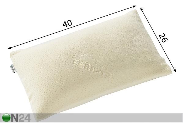 Подушка Tempur Comfort plus 40x26 см размеры