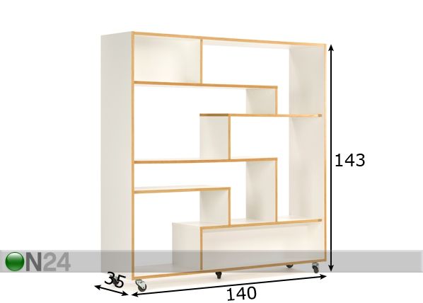 Полка Southbury RoomDivider размеры