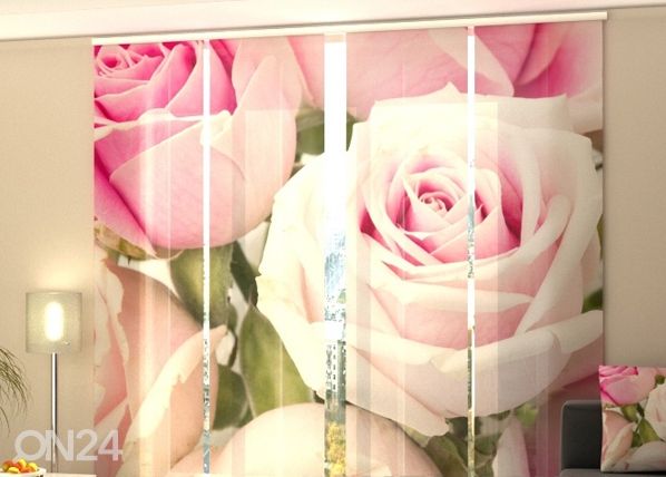 Полузатемняющая панельная штора Royal Roses 240x240 см