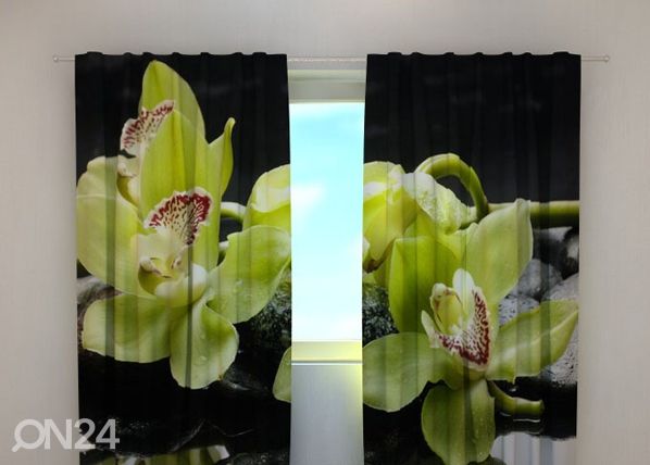 Полузатемняющая штора Citreous orchids 240x220 cm