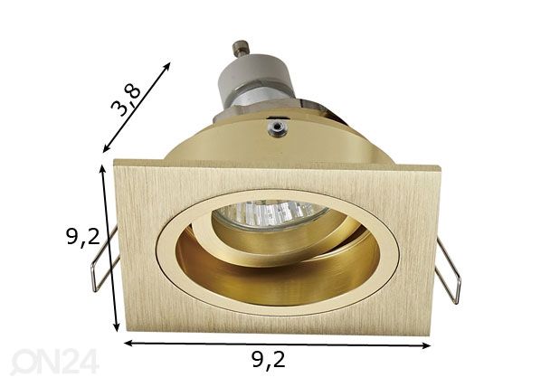 Потолочный светильник Chuck Gold DL-S размеры