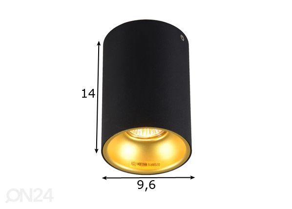 Потолочный светильник Deep SL размеры