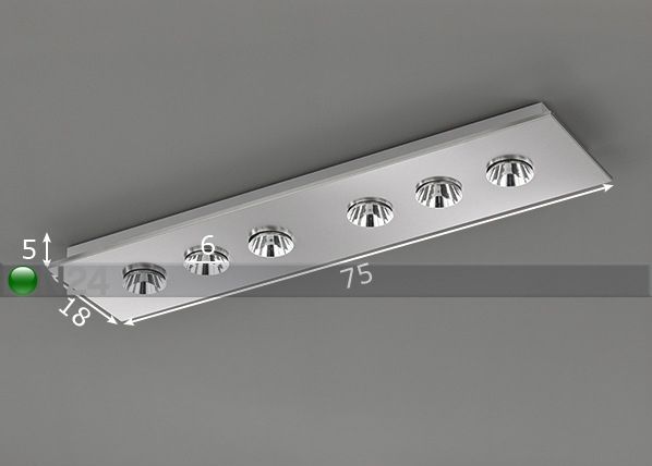 Потолочный светильник LED Cap размеры