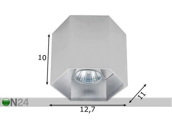 Потолочный светильник Polygon размеры