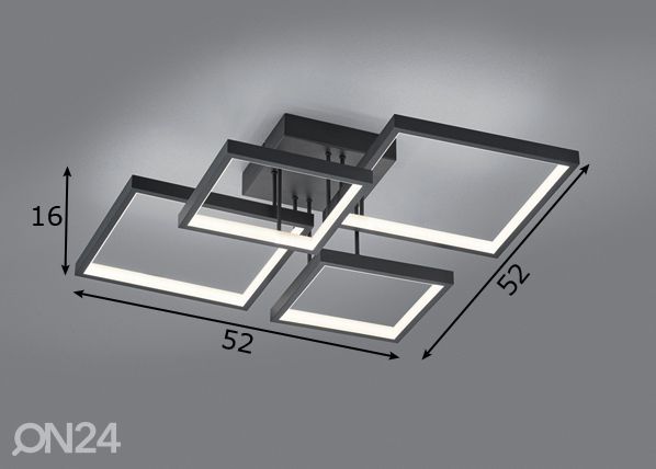 Потолочный светильник Sorrento Switch размеры