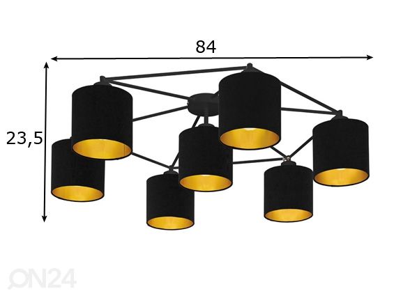 Потолочный светильник Staiti размеры