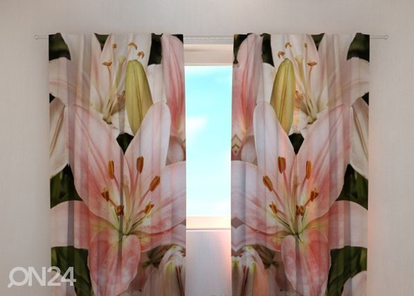 Просвечивающая штора Gorgeous lilies 240x220 cm