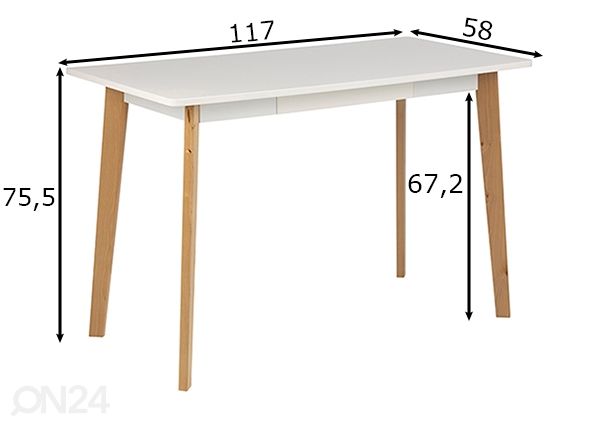 Рабочий стол Bend размеры
