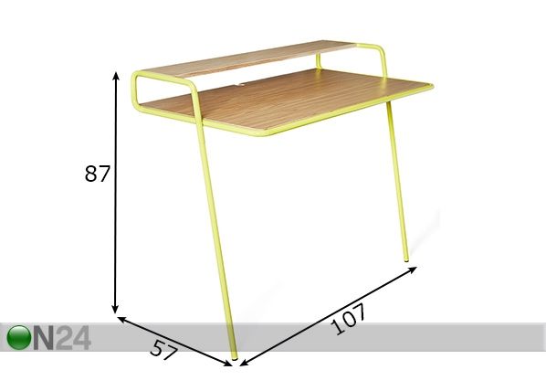 Рабочий стол Bisceglie Leaning Desk размеры