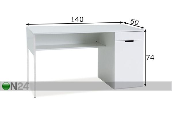 Рабочий стол Domino размеры