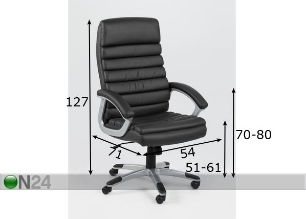 Рабочий стул Lyra размеры