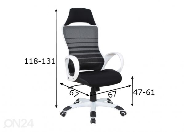 Рабочий стул Mex размеры
