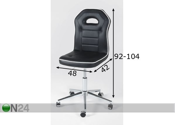 Рабочий стул Penguin размеры