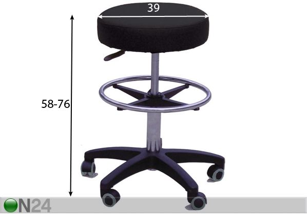 Рабочий стул Puck размеры