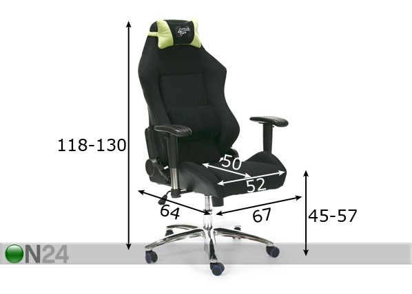 Рабочий стул Recaro размеры
