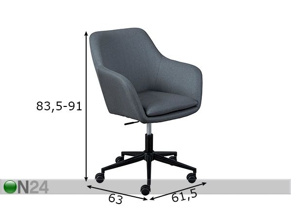 Рабочий стул Workrelaxed размеры