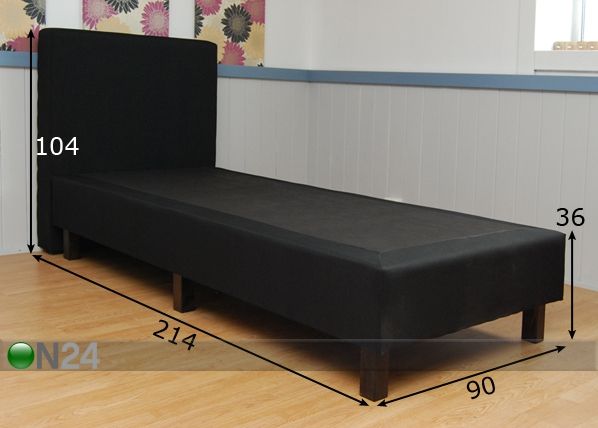 Рама кровати с изголовьем Marriot 90x200 cm размеры