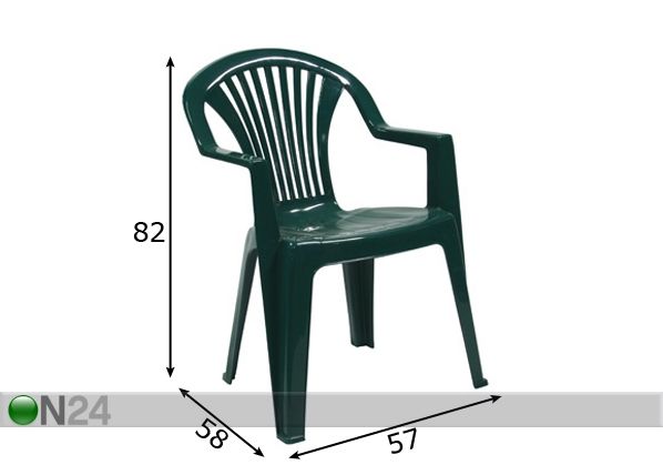 Садовый стул Lido размеры