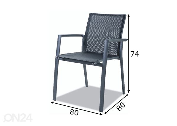 Садовый стул Vipex Home размеры