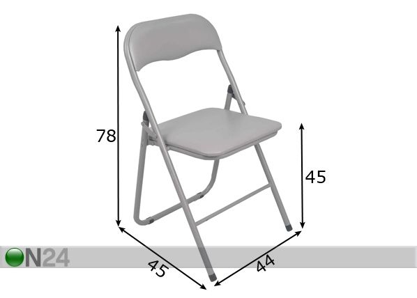 Складной стул Chic размеры
