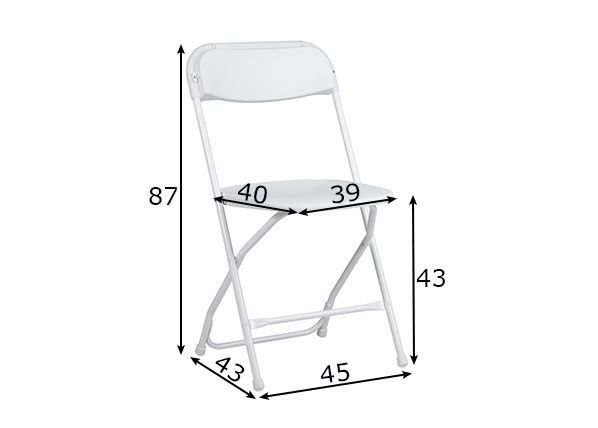 Складной стул Elliot размеры