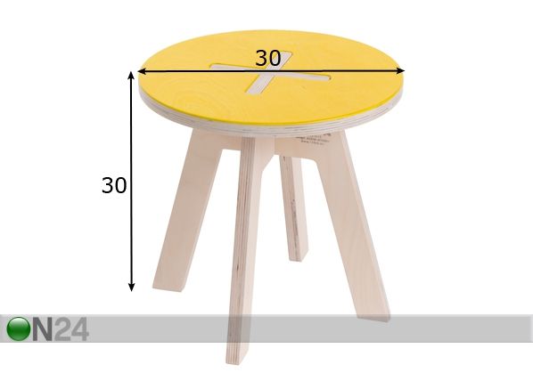 Стул / детский стул h30 cm размеры